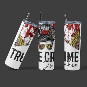 True Crime Junkie 20oz Stainless Steel Tumbler
